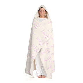 Hooded Sherpa Fleece Blanket