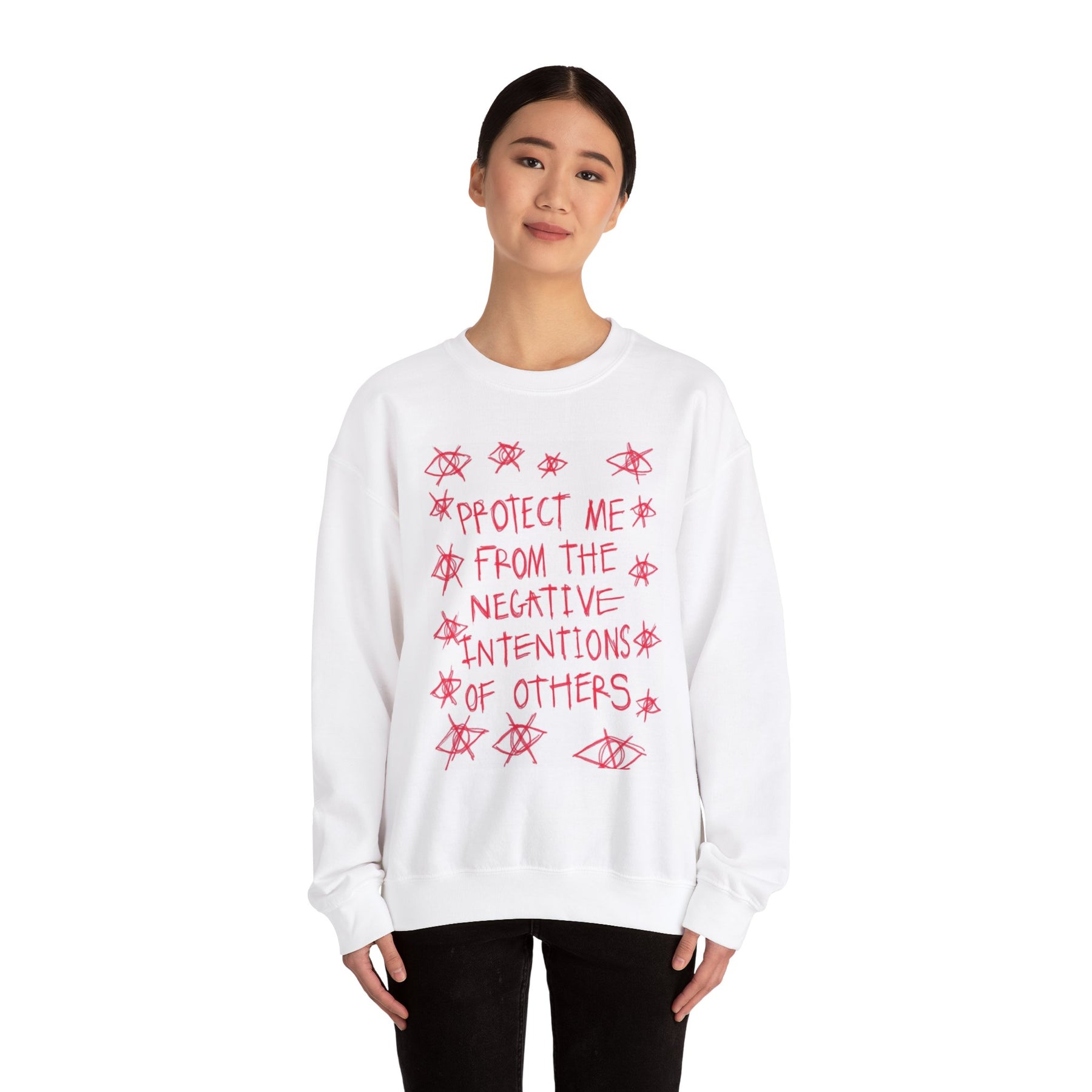 Protect me Unisex Heavy Blend™ Crewneck Sweatshirt