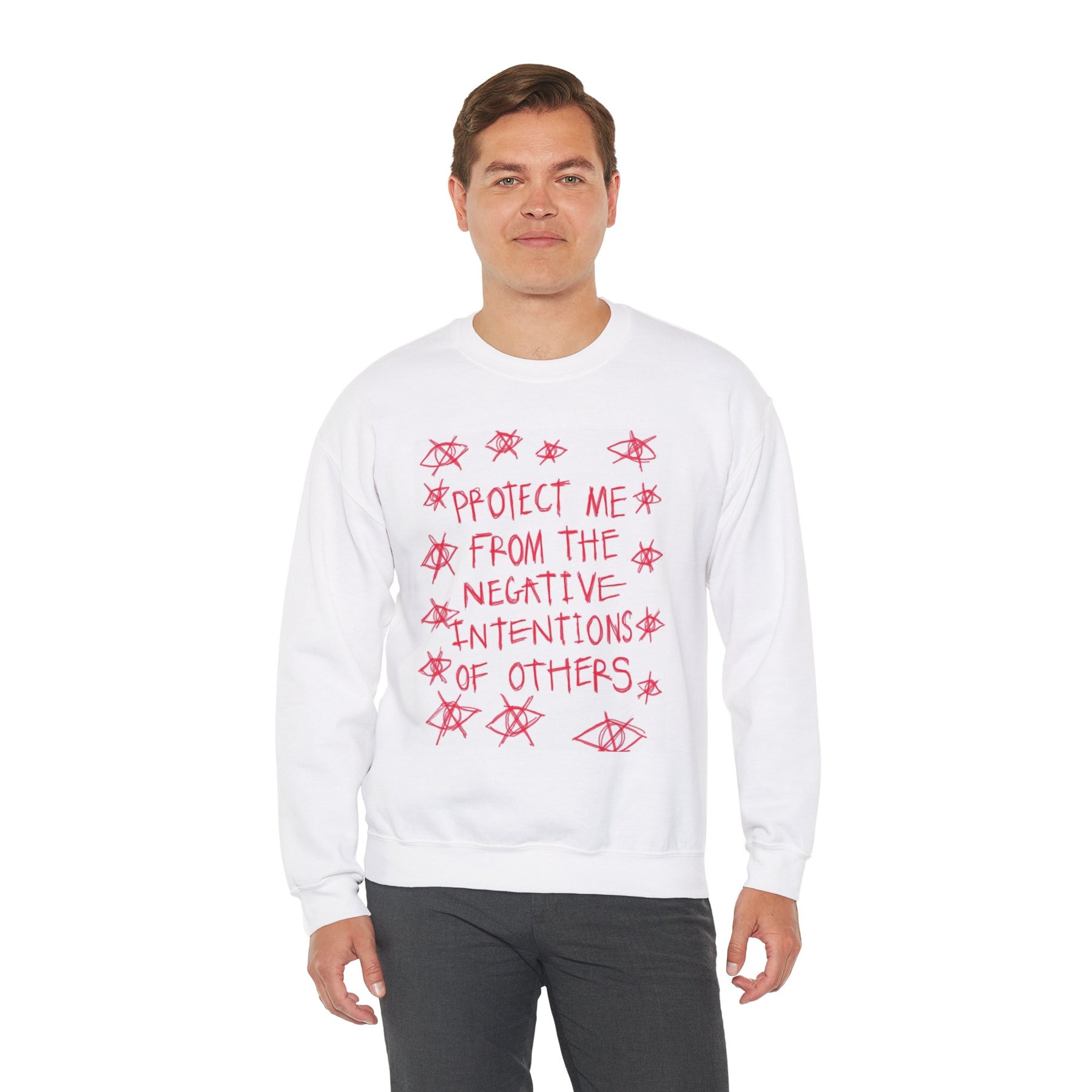 Protect me Unisex Heavy Blend™ Crewneck Sweatshirt